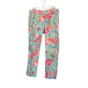 Lilly Pulitzer Flamingo Pants Size 0